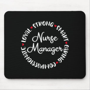 Nurse Manager Nurses Nursing Graduation Medical Lo Mouse Mat