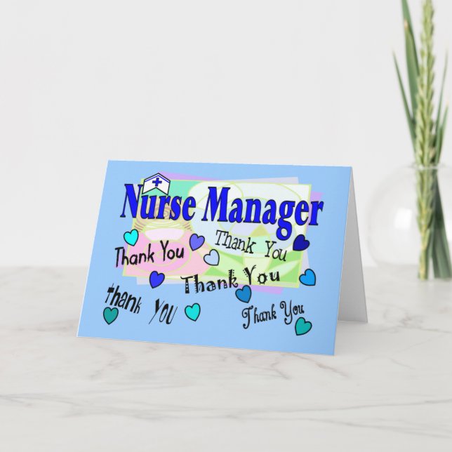 Nurse Manager THANK YOU Card (Front)