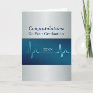 Nurse Medical or Doctor Graduation Custom Dated Card