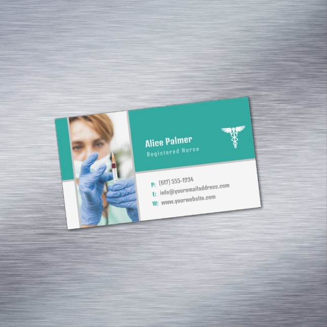 Nurse | Medical Professional Magnetic Business Card (In Situ)