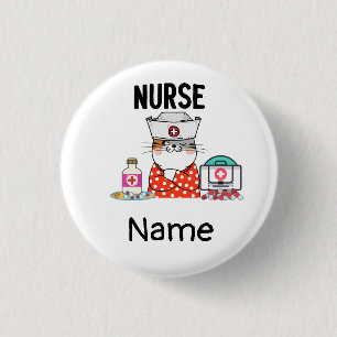 Nurse Medical Staff 3 Cm Round Badge