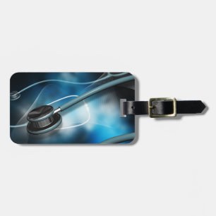 Nurse Medical Stethoscope Luggage Tag