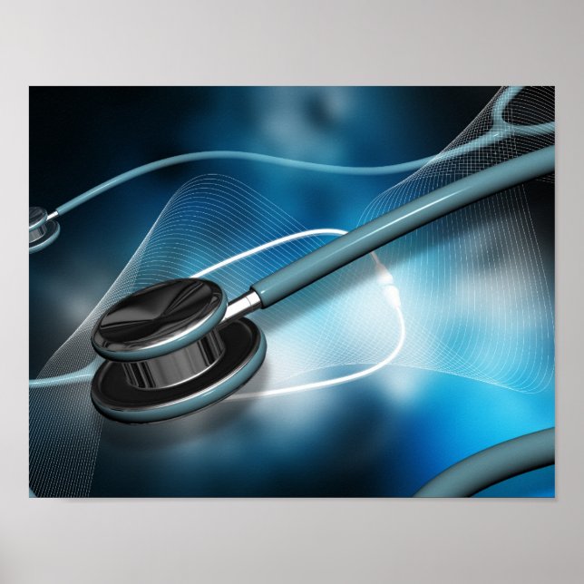 Nurse Medical Stethoscopes Poster (Front)