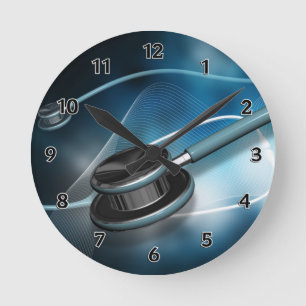 Nurse Medical Stethoscopes Round Clock