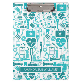Nurse / Medical Student - Add Your Name /Monogram Clipboard