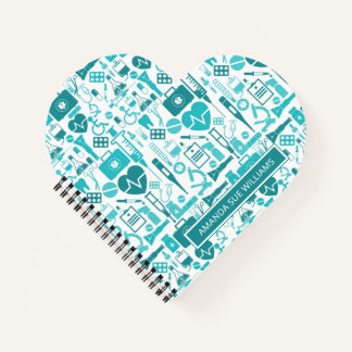 Nurse / Medical Student - Add Your Name /Monogram  Notebook