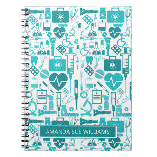 Nurse / Medical Student - Add Your Name /Monogram Notebook