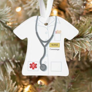 Nurse Medical Uniform Personalised Novelty Acrylic Ornament