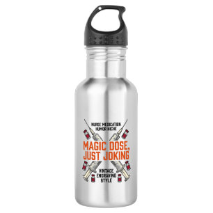 Nurse Medication Humour Witchy Dose Vintage Shirt_ 532 Ml Water Bottle