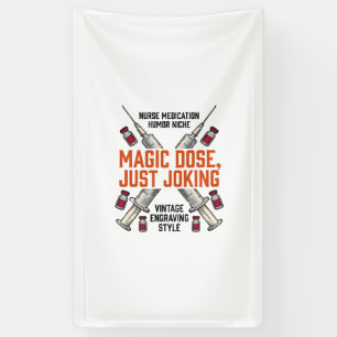 Nurse Medication Humour Witchy Dose Vintage Shirt_ Banner