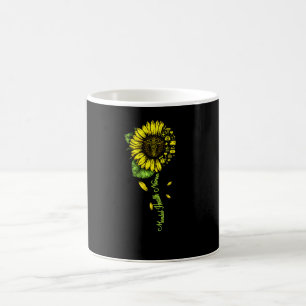 Nurse Mental Health Awareness Sunflower Nursing Rn Coffee Mug