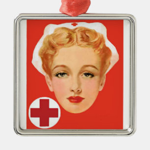 Nurse Metal Tree Decoration