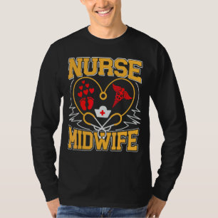 Nurse Midwife Nurse Life Nurse Mum Dad Womens T-Shirt