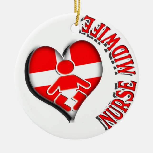 NURSE MIDWIFE SPECIALTY ORNAMENT (Front)