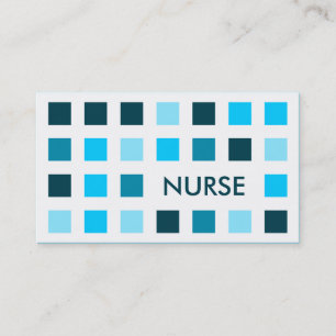 NURSE (mod squares) Business Card