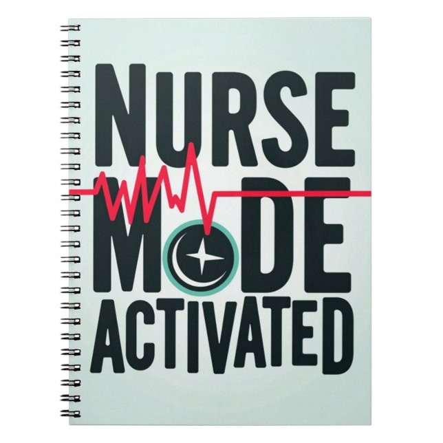 Nurse Mode Activated Notebook (Front)