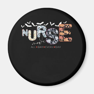 Nurse Mode All Day Every Day Halloween Design Clas Magnet