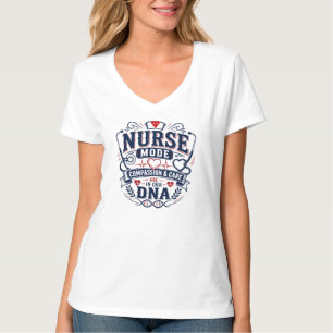 Nurse Mode Compassion & Care Are in Our DNA T-Shirt