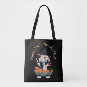 Nurse Mode Spooky Shift Tote Bag