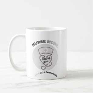 Nurse Mode Thank You Heart Stethoscope Design Coffee Mug