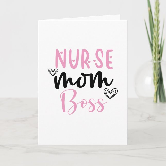 Nurse Mum Boss Card (Front)