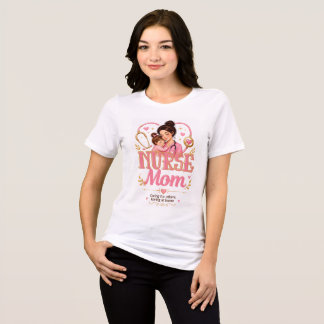 Nurse Mum Pink Gold Sweatshirt Tri-Blend Shirt