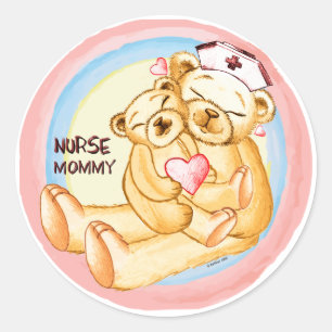 Nurse Mummy Sticker