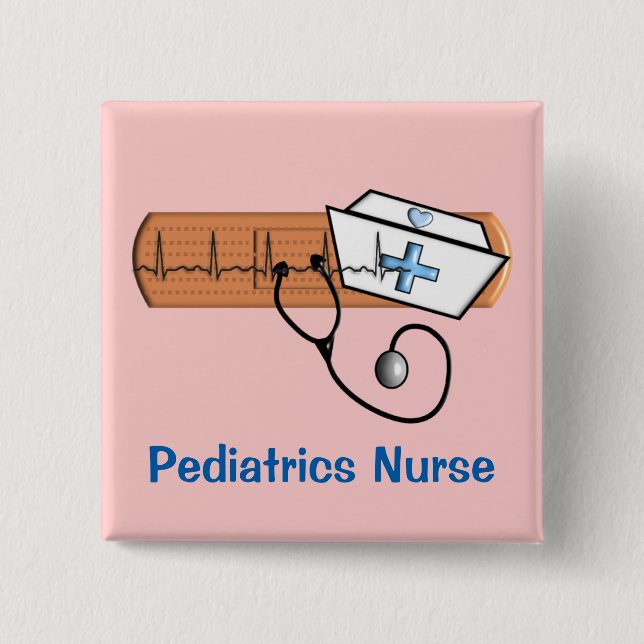 Nurse Name Badge Paediatrics Nurse (Front)