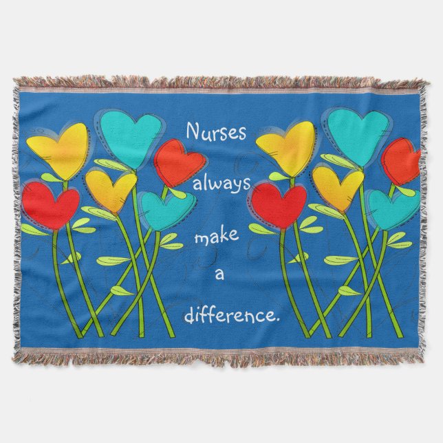 Nurse Nap Blanket Make a Difference (Front)