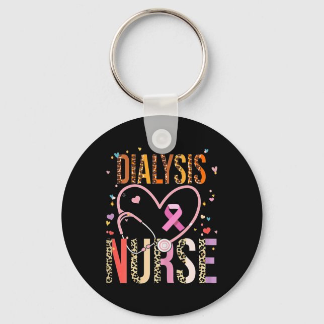 Nurse Nephrology Kidney Disease Nursing 2  Key Ring (Front)