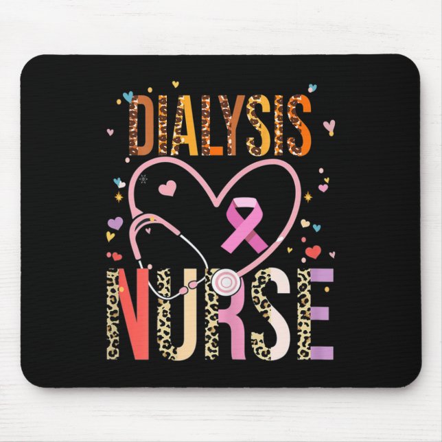 Nurse Nephrology Kidney Disease Nursing 2  Mouse Mat (Front)