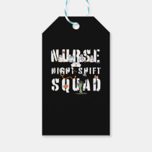 Nurse Night Shift Halloween Squad Classic T-Shirt Gift Tags