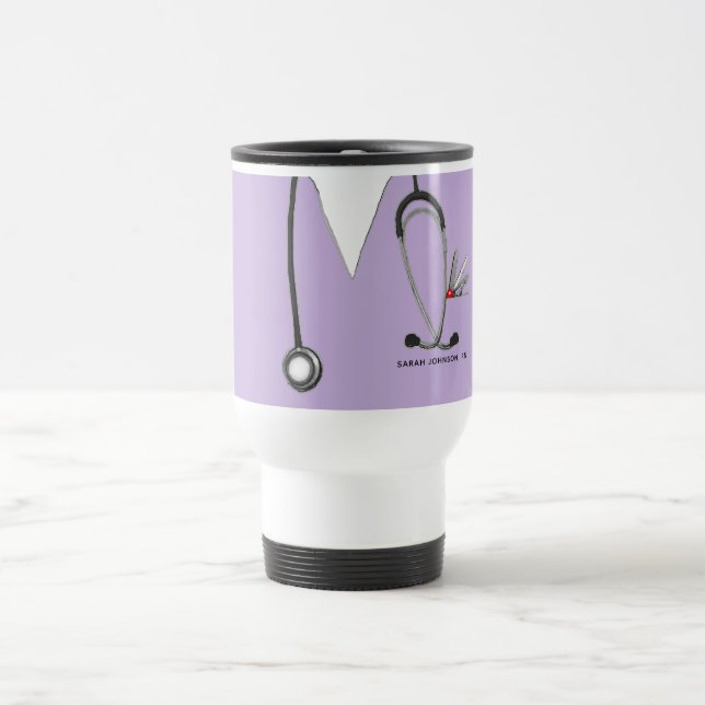 Nurse Novelty Travel Mug (Center)
