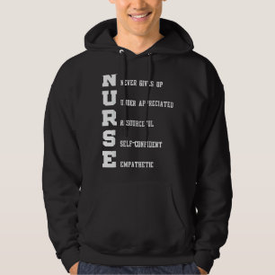 Nurse Nurse Never Gives Up Under Appreciated Hoodie