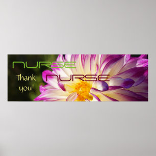 Nurse Nurses Thanks You Poster Art Prints Nursing