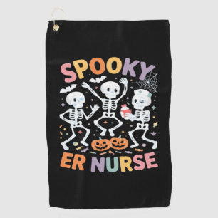 Nurse Nursing Cute Halloween Spooky Essential T-Sh Golf Towel