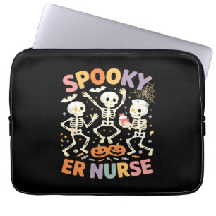 Nurse Nursing Cute Halloween Spooky Essential T-Sh Laptop Sleeve