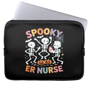 Nurse Nursing Cute Halloween Spooky Essential T-Sh Laptop Sleeve