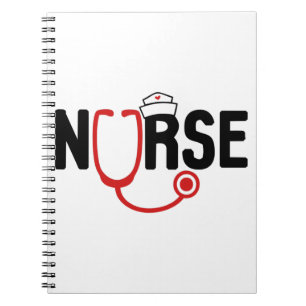 NURSE, nursing, er nurse, rn nurse, nursing school Notebook