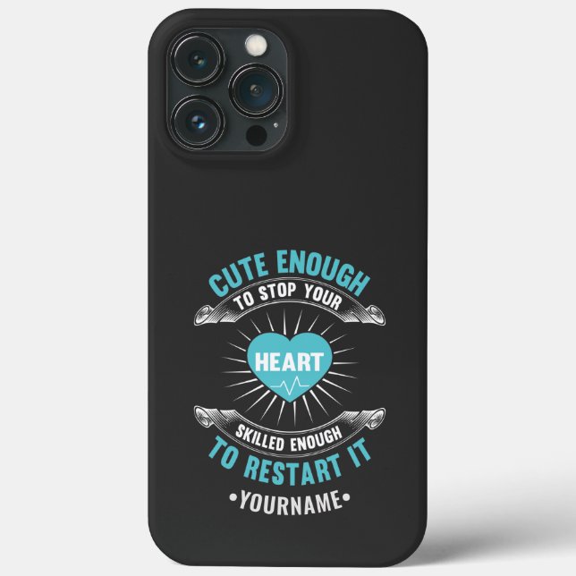 Nurse Nursing Funny Nurse Case-Mate iPhone Case (Back)