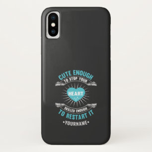 Nurse Nursing Funny Nurse iPhone X Case