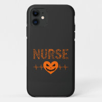 Nurse Nursing Halloween Boo Halloween Orange Ghost