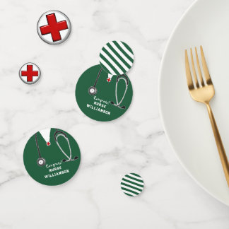 Nurse Nursing School Graduation Confetti