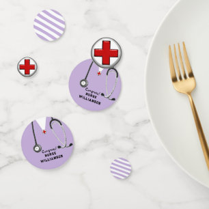 Nurse Nursing School Graduation Confetti