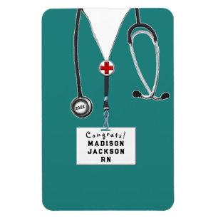 Nurse Nursing School Graduation Magnet