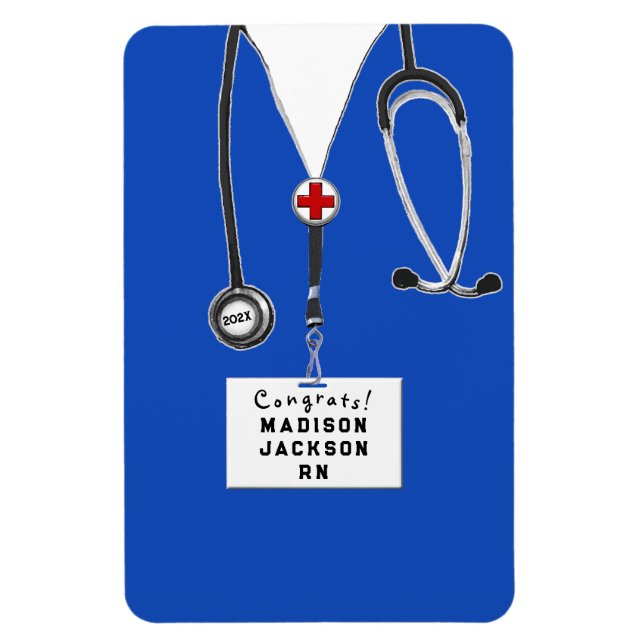 Nurse Nursing School Graduation Magnet (Vertical)