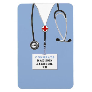 Nurse Nursing School Graduation Magnet