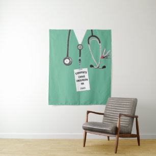 Nurse Nursing School Graduation Tapestry