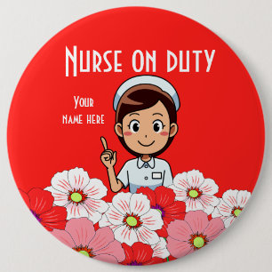 Nurse On Duty 3B Red Button