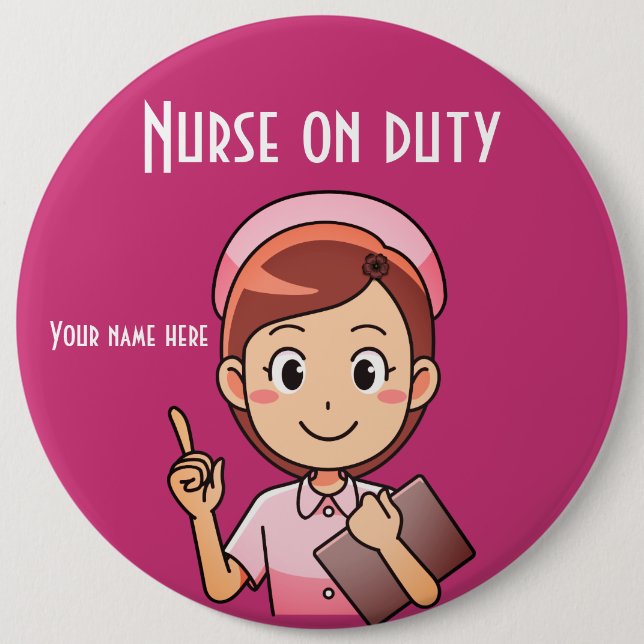 Nurse On Duty Button (Front)